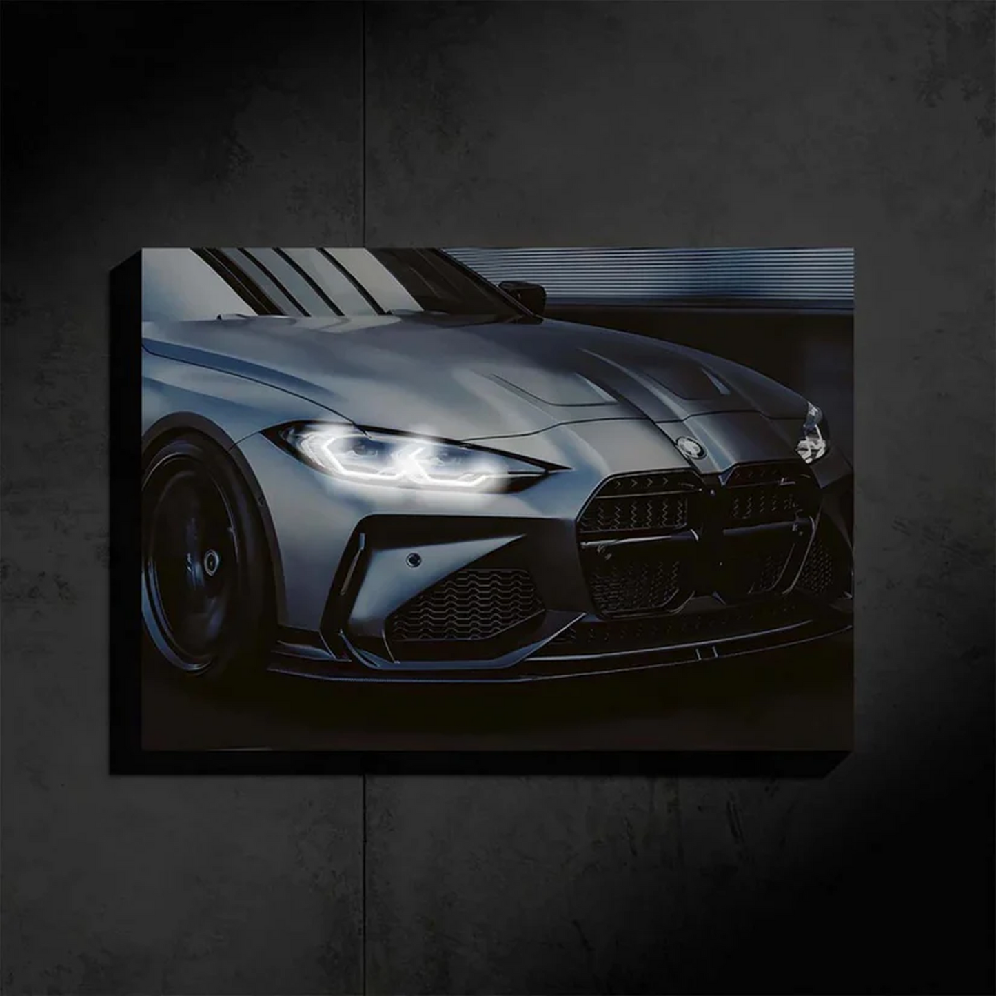 BMW M4 Competition NEON poster