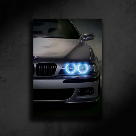 BMW M5 E39 NEON POSTER