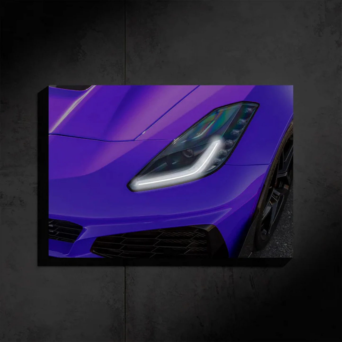 Corvette C7 ZR1 NEON POSTER