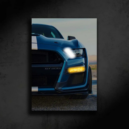 Ford Mustang Shelby GT500 NEON POSTER