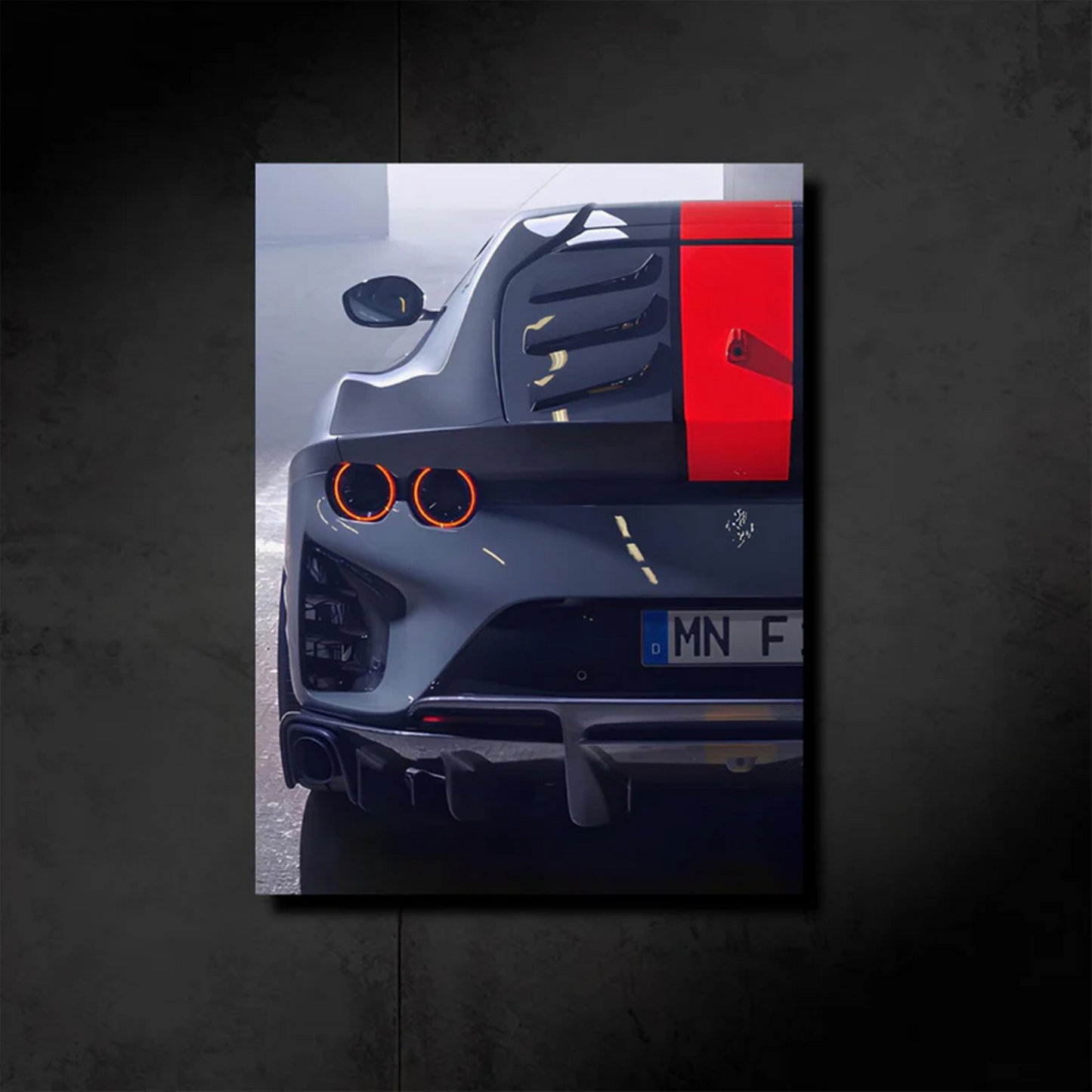 Ferrari 812 Competizione NEON POSTER